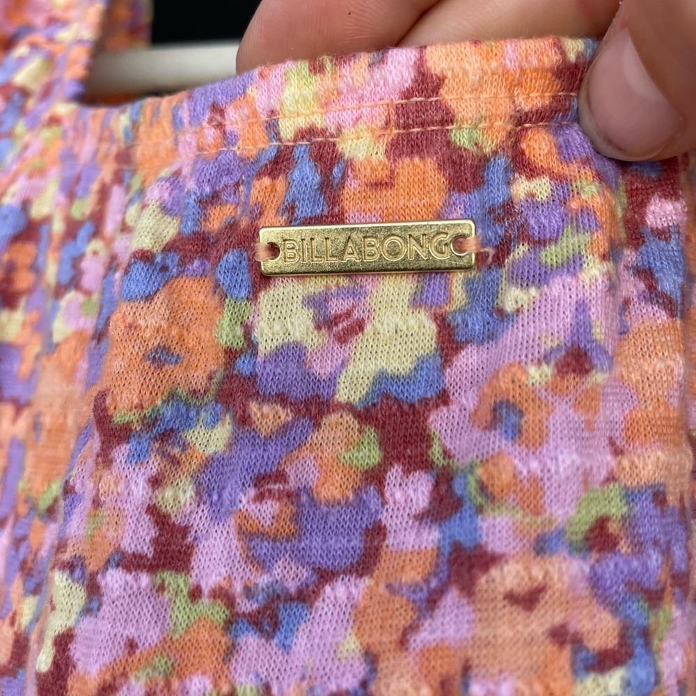 Billabong Orange and Purple Floral Mini Dress - Picture 12 of 14